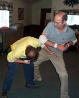 Mark doing a retention hold