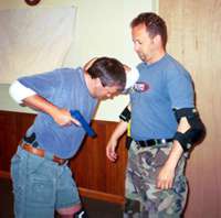 Tim doing a contact draw