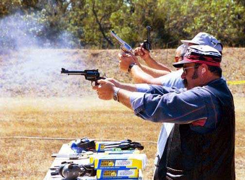 Giving the revolvers a test run